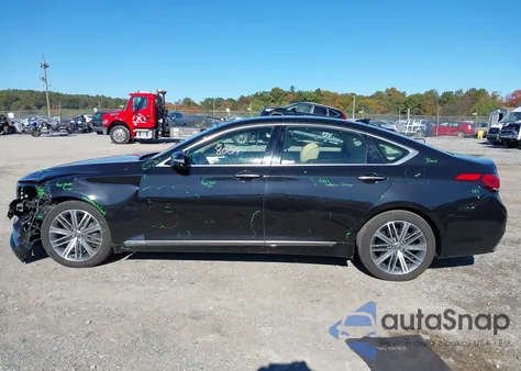 2018 Genesis G80 3.8 из США, поврежденный, VIN KMHGN4JE9JU249033